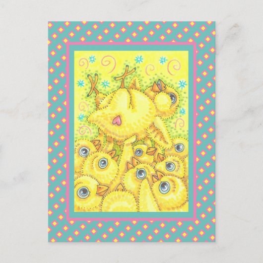 ROCK N ROLL CHICK, CARTE POSTCARD PIT MOSH PRINTEM (Devant)