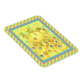 ROCK N ROLL CHICK, EASTER SPRING MOSH PIT MAGNET MAGNEET (Rechterzijde)