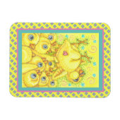 ROCK N ROLL CHICK, EASTER SPRING MOSH PIT MAGNET MAGNEET (Horizontaal)
