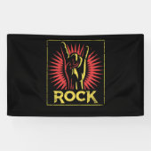  Rock n Roll - Concert Band Retro Spandoek (Horizontaal)