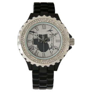 Rock n Roll Drums Horloge