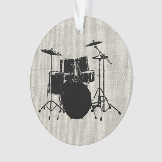 Rock n Roll Drums Ornament (voorkant)