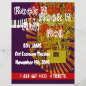 Rock N Roll Flyer 80s Jam (Voorkant)
