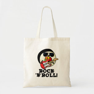Rock n Roll Funny Sushi Roll Pun Tote Bag
