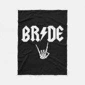 Rock N Roll Gothic Halloween vrijgezellenfeest Fleece Deken (Voorkant)