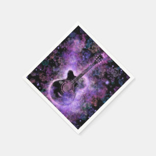 Rock N Roll Guitar Music Napkins Rock Music Servet