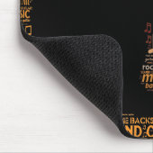 Rock n Roll Guitar Player Art Muismat (Hoek)