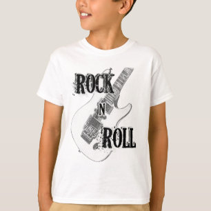 rock n roll guitar t-shirt