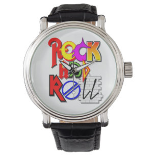 Rock-'n-roll horloge (wit)