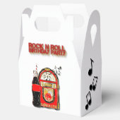 Rock n' Roll Jukebox Birthday Party Bedankdoosjes (Geopend)