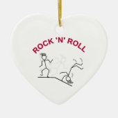 Rock 'N' Roll Keramisch Ornament (Voorkant)