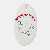 Rock 'N' Roll Keramisch Ornament (Rechts)