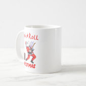 Rock-N-Roll Kerstmis Koffiemok (Voorkant links)