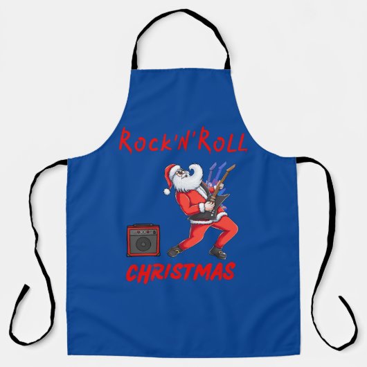 Rock-N-Roll Kerstmis Schort (Voorkant)