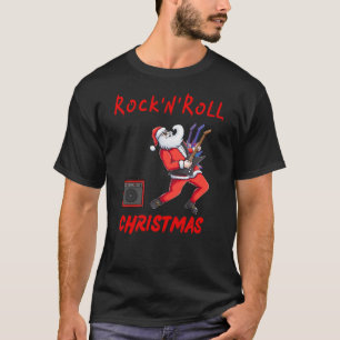 Rock-N-Roll Kerstmis T-shirt