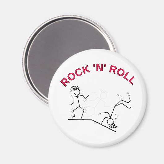 Rock 'N' Roll Magneet (Voorkant / Achterkant)