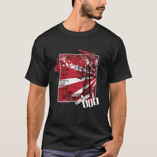 Rock n Roll-Mannen T-shirt (Voorkant)