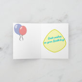 Rock n Roll Meisje Gelukkige Verjaardag Kaart (Binnen)