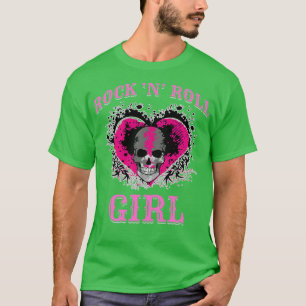 Rock n Roll Meisje Muziek Dansend Concert Festival T-shirt