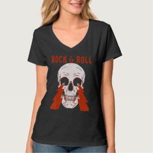 Rock n Roll Music Concert met Skull Light T-shirt