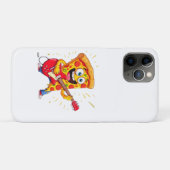 **Rock ’n’ Roll Pizza – Funny Guitar-Playing Slice Case-Mate iPhone Case (Achterkant (horizontaal))