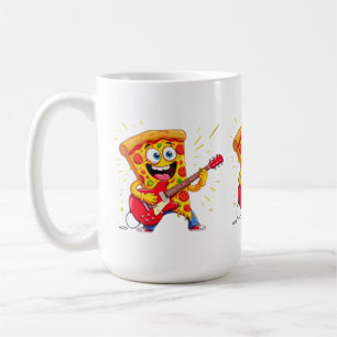 **Rock ’n’ Roll Pizza – Grappige Gitaarspelende Pi Koffiemok