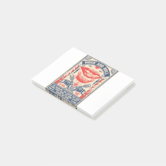 rock n roll post-it® notes (Schuin)