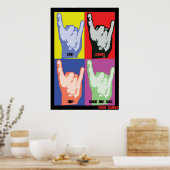 Rock N Roll Poster (Keuken)