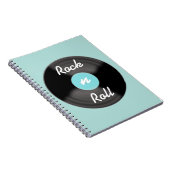 Rock N Roll Record Notitieboek (Rechterzijde)