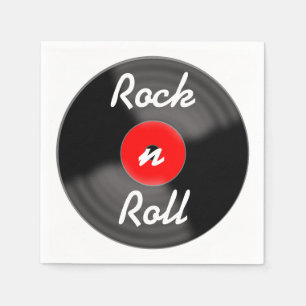 Rock n Roll Record Servetten