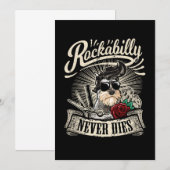 Rock n Roll Rockabilly Dog Schnauzer Hairdresser Kaart (Voorkant / Achterkant)