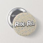 Rock N Roll Ronde Button 5,7 Cm (Voorkant /achterkant)