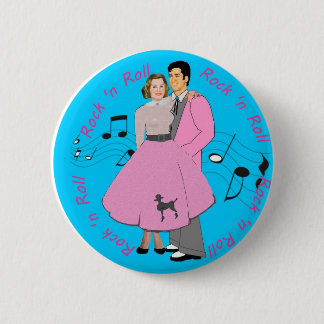 Rock ' n Roll Ronde Button 5,7 Cm