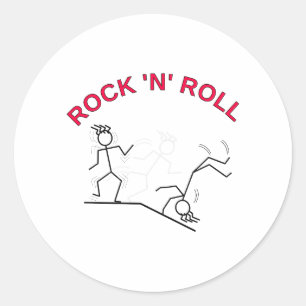 Rock 'N' Roll Ronde Sticker