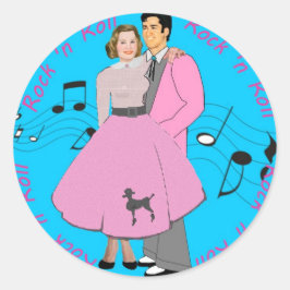 Rock ' n Roll Ronde Sticker