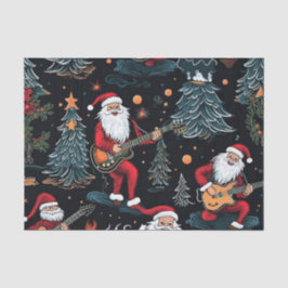 Rock-n-Roll Santa Tissue Papier
