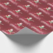 Rock N' Roll Santa Wrapping Paper Cadeaupapier (Hoek)