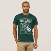 Rock N Roll Skeleton T-shirt (Voorkant volledig)