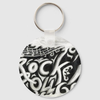 Rock n roll sleutelhanger