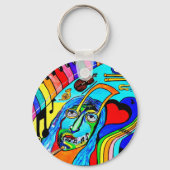 Rock n Roll Sleutelhanger (Voorkant)