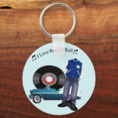 Rock N Roll Sleutelhanger 50 (Voorkant)