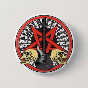 Rock n Roll Star Ronde Button 5,7 Cm