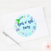 Rock N Roll Thema Stickers (Envelop)