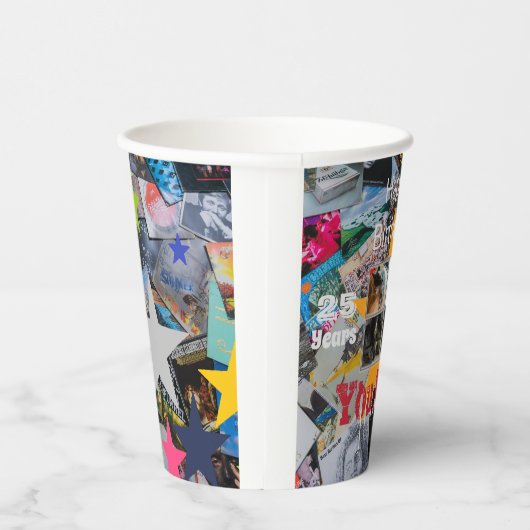 Rock-N-Roll Theme Birthday Paper Cups - HAMbWG Papieren Bekers (Rechts)
