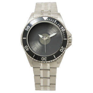 Rock n Roll Vinyl Record Album Horloge