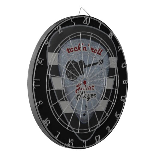 rock ' n roll voor altijd dartbord (Voorkant Links)