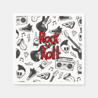 Rock N Roll Voor Altijd Servet