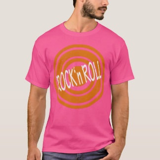 Rock n Roll White Word girl T-shirt