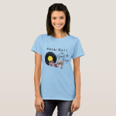"Rock n Roll" Women's Basic T-Shirt (Voorkant volledig)