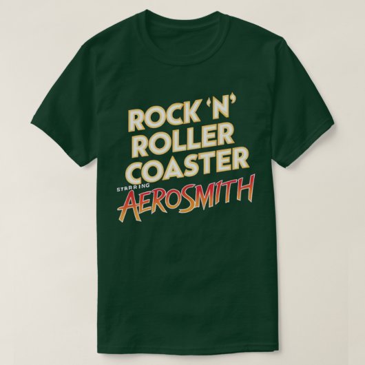 Rock N Rollercoaster T-shirt (Design voorkant)